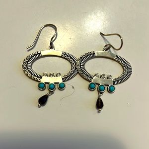 Silpada sterling silver and turquoise earrings.